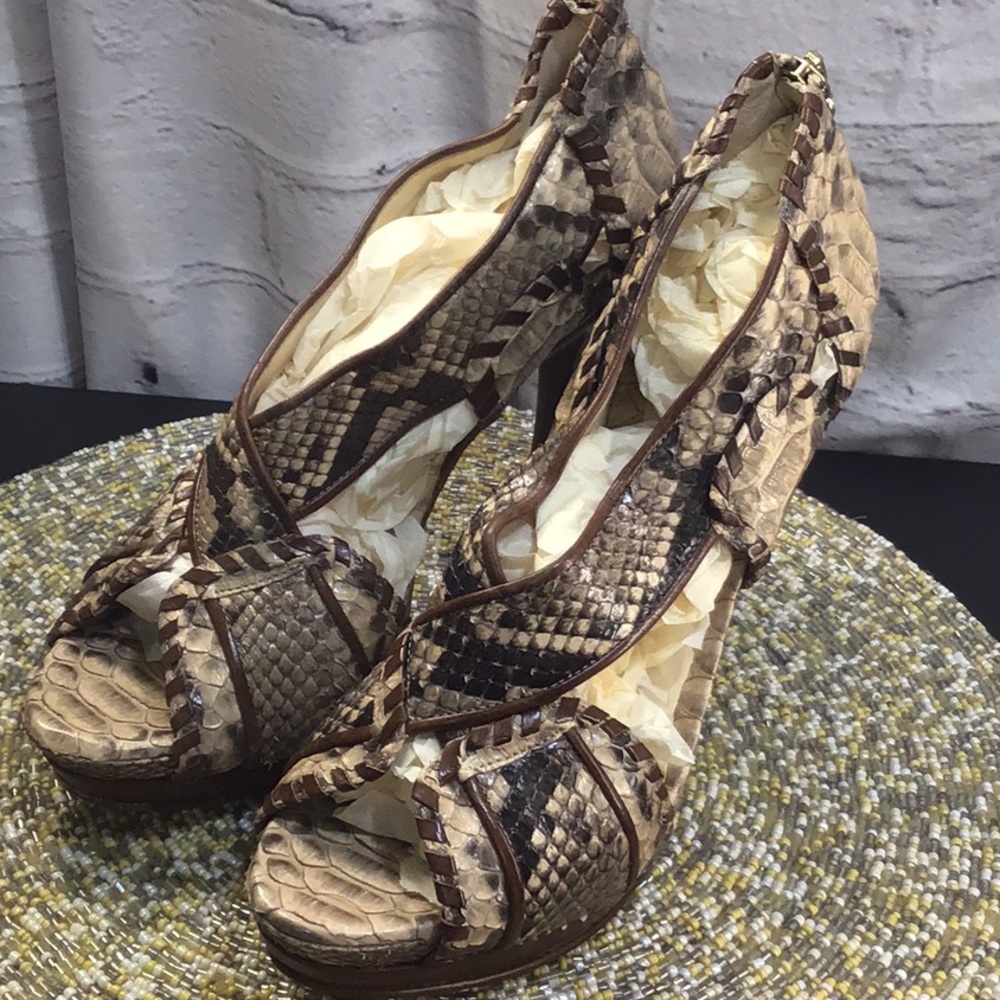 Alexandre Birman Size 9 Python Platforms . - image 6